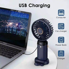 Portable Mini Fan - Rechargeable 5000mAh USB Mini Fan - MyAudioSounds