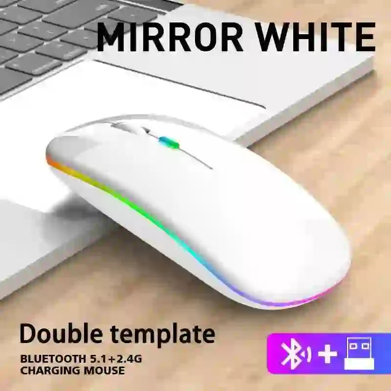 Ergonomic Bluetooth Gaming Mouse with RGB Wireless Technology - MyAudioSounds