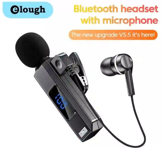Myaudiosounds Bluetooth Collar-Clip Earbuds - Wireless Earbuds with Bluetooth 5.5 - MyAudioSounds