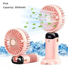 Portable Mini Fan - Rechargeable 5000mAh USB Mini Fan - MyAudioSounds