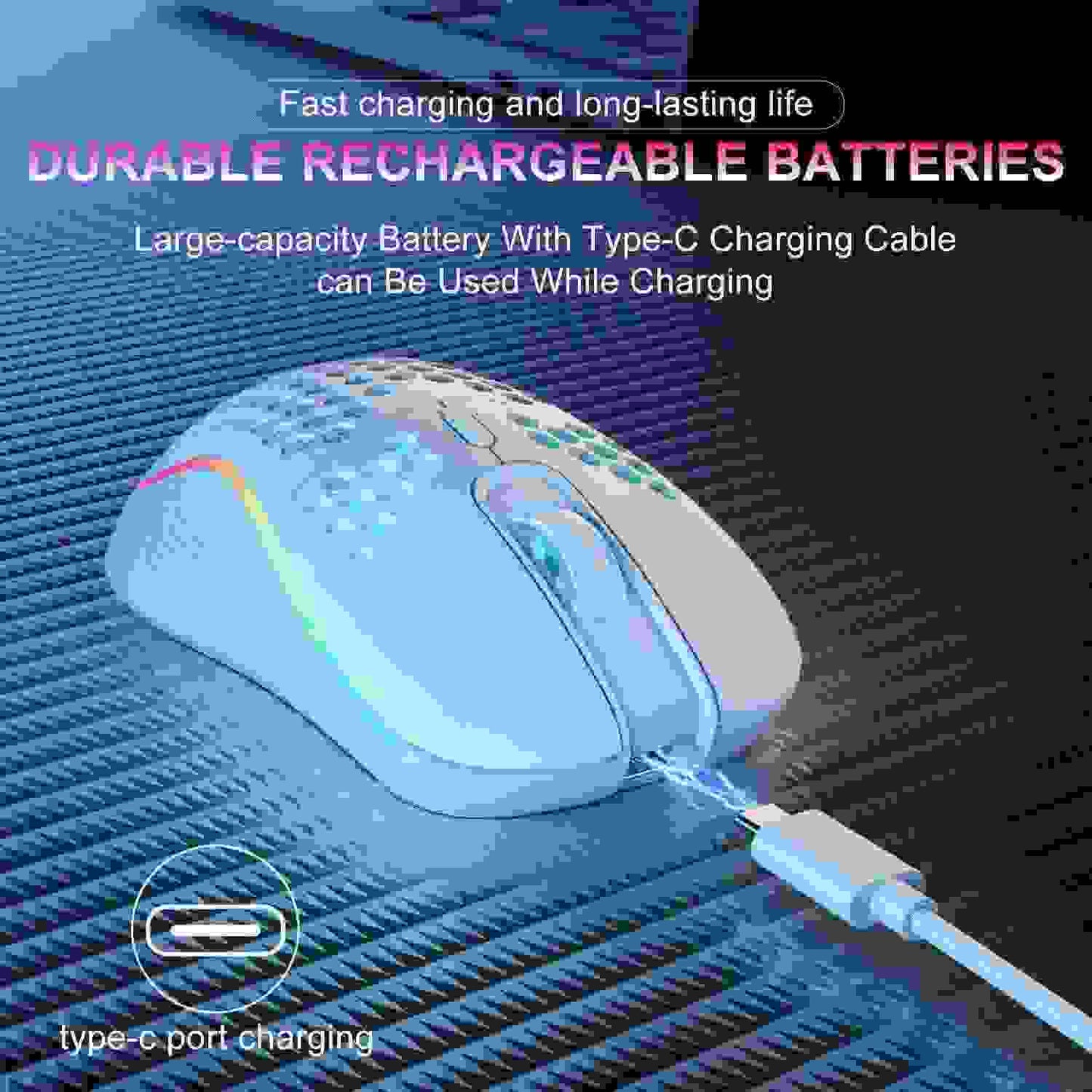 Ergonomic RGB Gaming Mouse for Ultimate Comfort and Style - MyAudioSounds